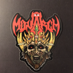 Monarch Sticker (Black) 3" x 2.5"